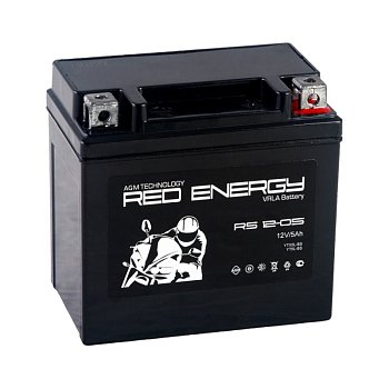 АКБ RED ENERGY RS 1205 YTX5L-BS (114х 68х106) — крупный размер