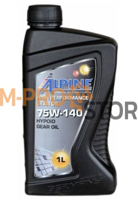 Масло 75W-140 LS API GL-5 Alpine Syngear SAE 1л Large