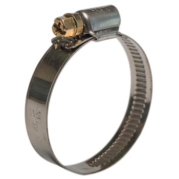 Хомут червячный KVP 120-140 мм 12W2 нерж. сталь смотреть фото | Магазин M-ProStore
